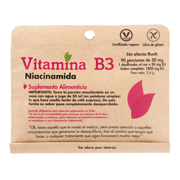 Vitamina B3 90 Porciones - Dulzura Natural