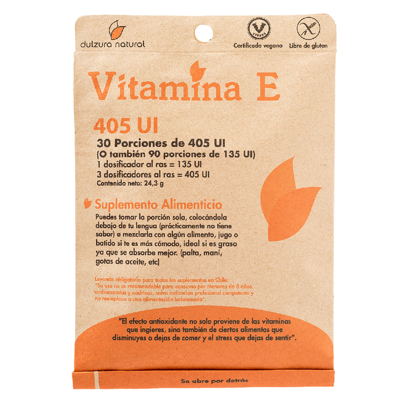 Vitamina E 30 Porciones - Dulzura Natural