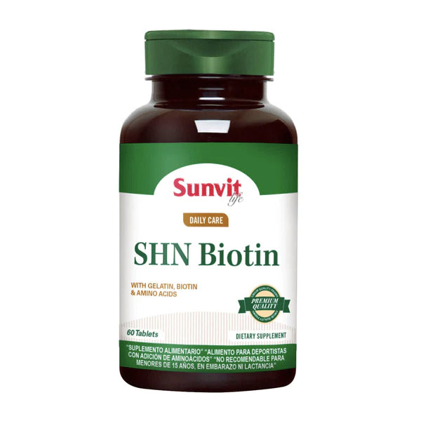 SHN Biotín Colágeno 60 Tabs - Sunvit Life